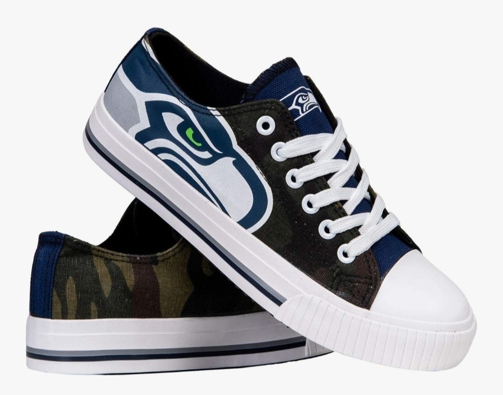 FOCO NFL Low top Seahawks Men's Shoes Size 9 Sneakers | BRAND NEW