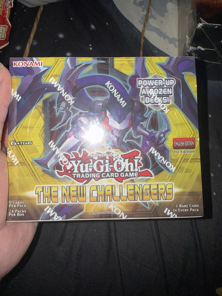 Yu-Gi-Oh! The New Challengers 1st Edition Booster Box Factory Sealed New English