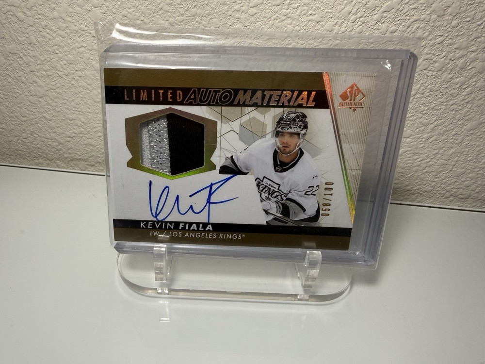 Upper Deck 2023-24 SP Authentic Kevin Fiala #26 Auto Patch /100 Kings
