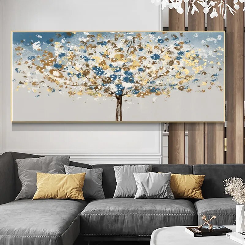 Canvas Painting Canvas Wall Art Luckey Tree Abstract Art Pictures Home Decor Art