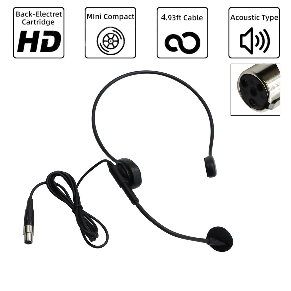 Shure ME3 Wireless Headset Condenser Mic for BLX SLX ULX PGX Systems  