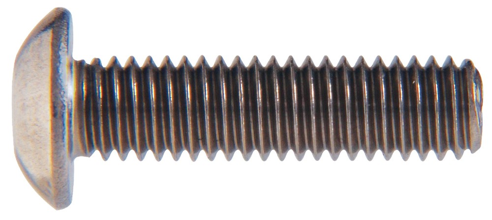 43999 10-32 x 3/8-Inch Button Socket Cap Screw, Stainless Steel, 20-Pack