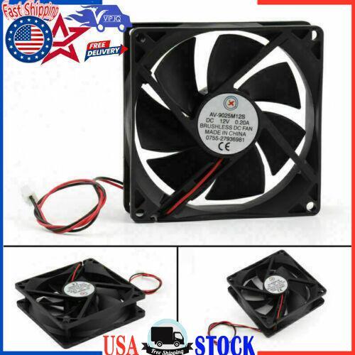 DC Brushless Cooling Fan 12V 0.2A 9025S 90x90x25mm 2 Pin CPU Computer Fan