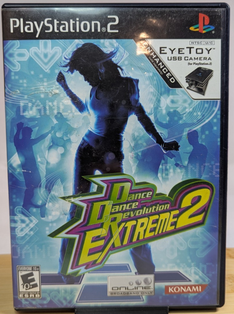 Dance Dance Revolution Extreme 2 (Sony PlayStation 2, 2005) CIB Tested!