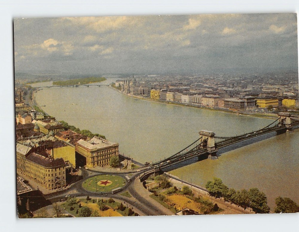 Postcard View of Budapest Hungary