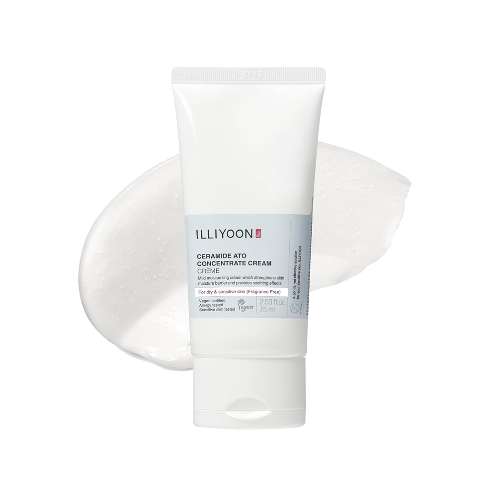 Ceramide Ato Concentrate Cream for Dry Sensitive Skin with 100Hr Lasting Moisture