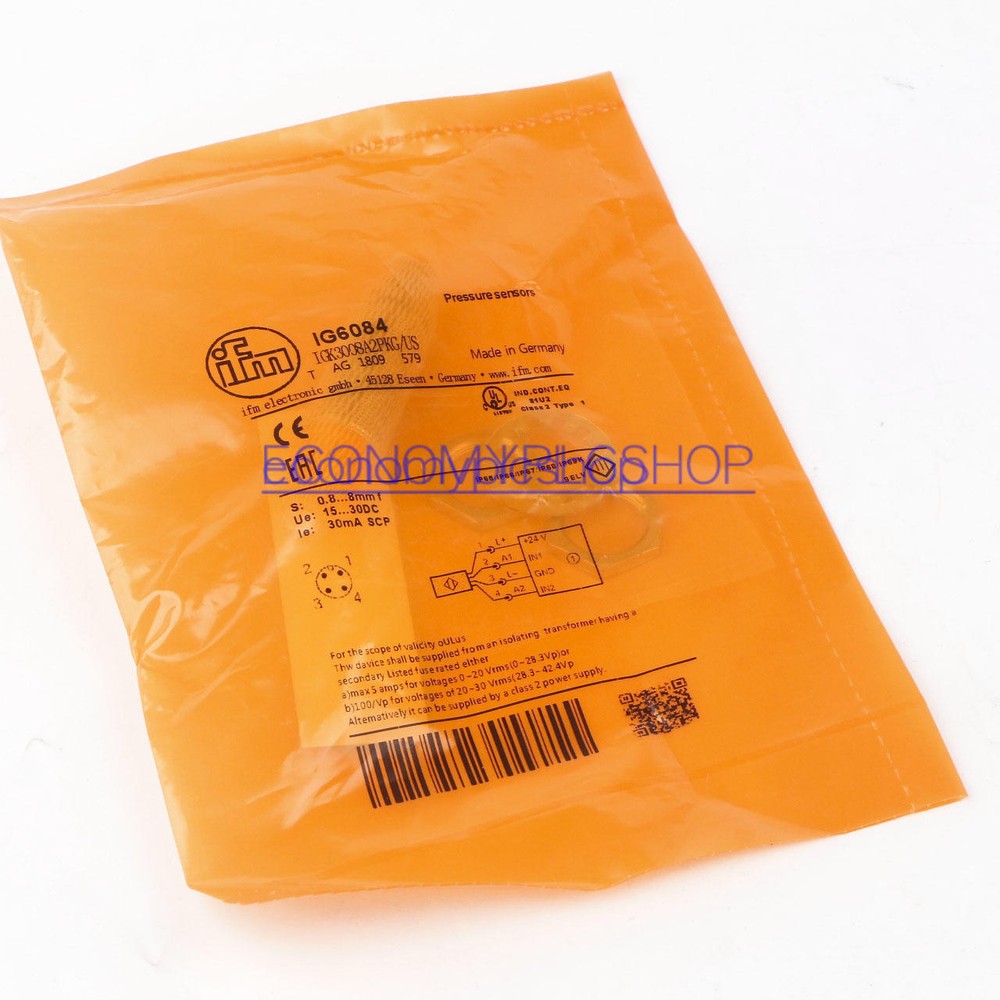 1PCS NEW IFM Inductive proximity switch IG6084 sensor