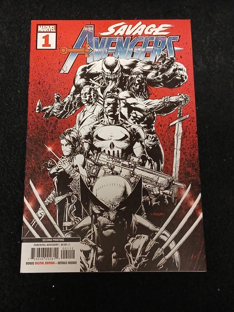 2019 Marvel Comics Savage Avengers #1 Nm 2Nd Print Venom Wolverine