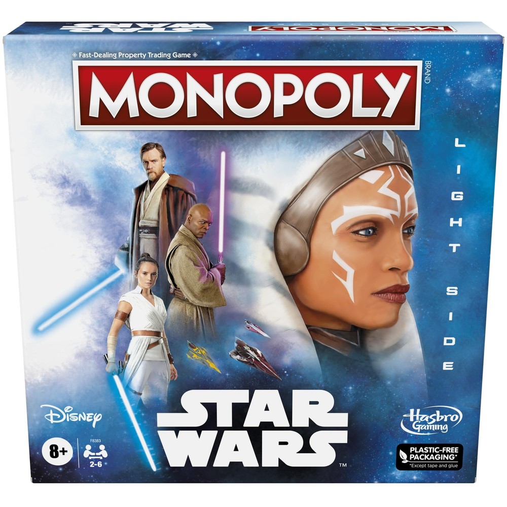 Star Wars Light Side Monopoly Jedi Game for 2-6 Players  