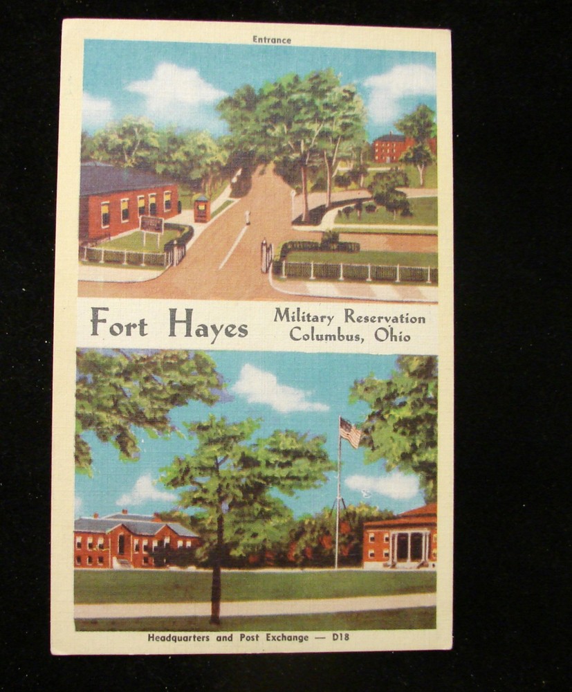 Vtg Postcard Linen 