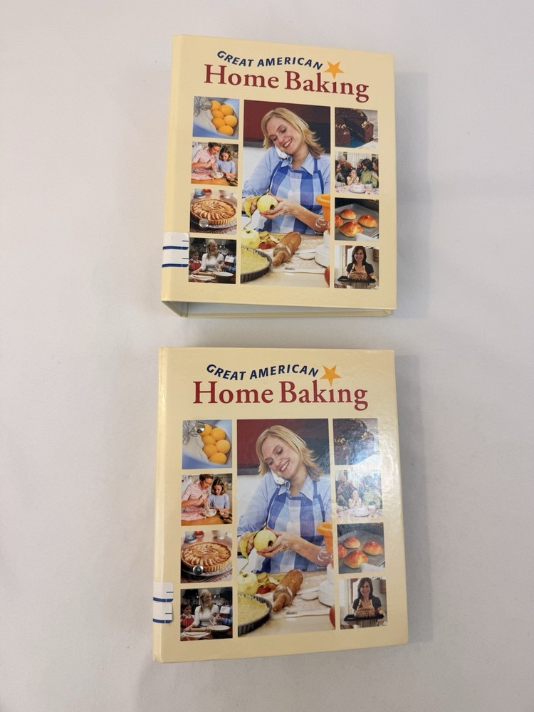Great American Home Baking Cookbook Binder 1 And 2 Ten total groups Fast Ship