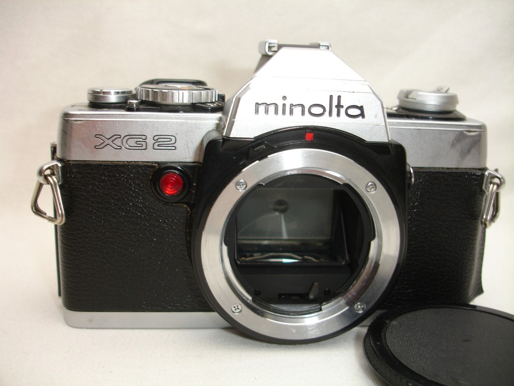 MINOLTA XG-2 35mm SLR Film Camera Body XG2 sn1235949