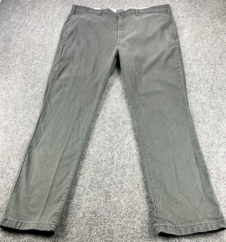 Levis Chino Pants Mens 40x32 Gray Straight Standard Taper Work Casual