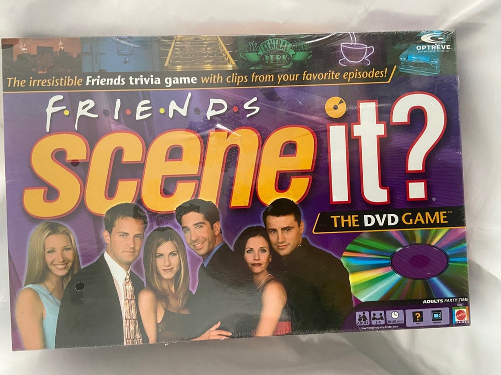 Friends Tv Show scene it DVD trivia board game 2005 new factory sealed