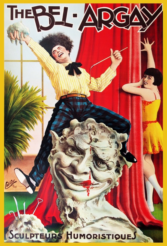 6674.Comedy Sculptors French POSTER.Office.Home room Decoration.Wall design