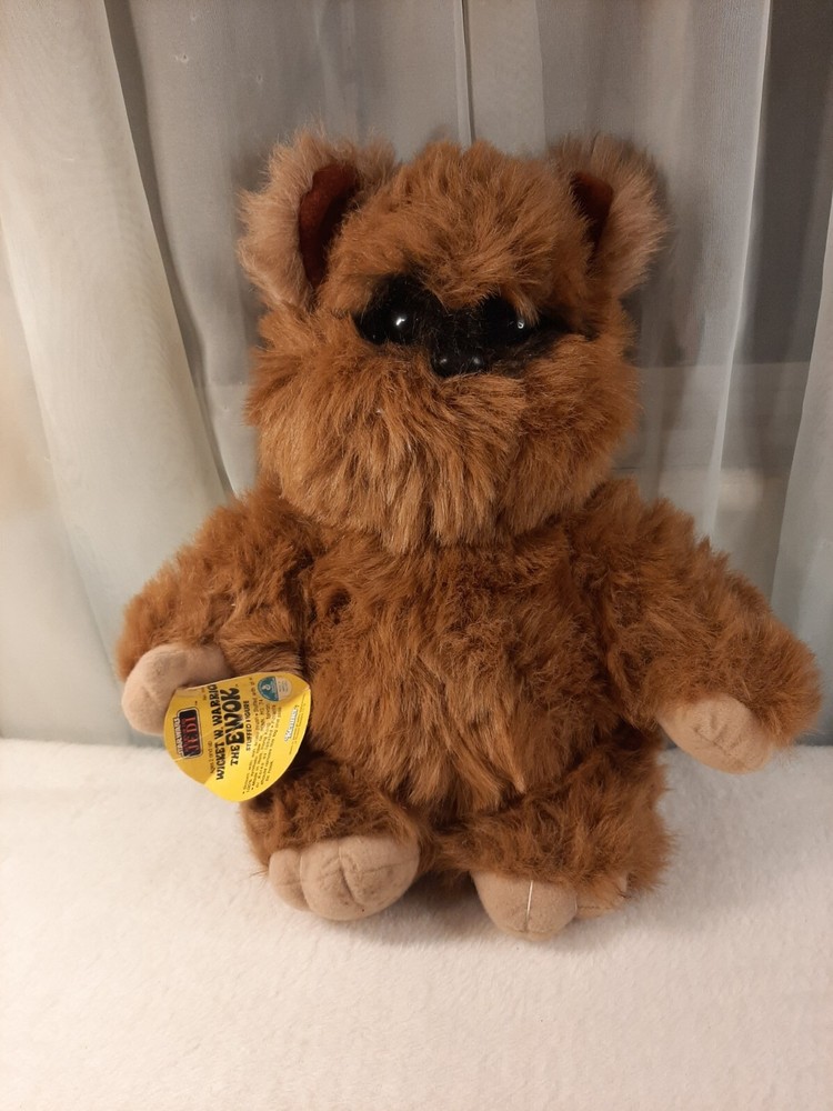 Kenner Star Wars Wicket E Warrick The EWOK Stuffed Plush Figure ORIGINAL TAG '83