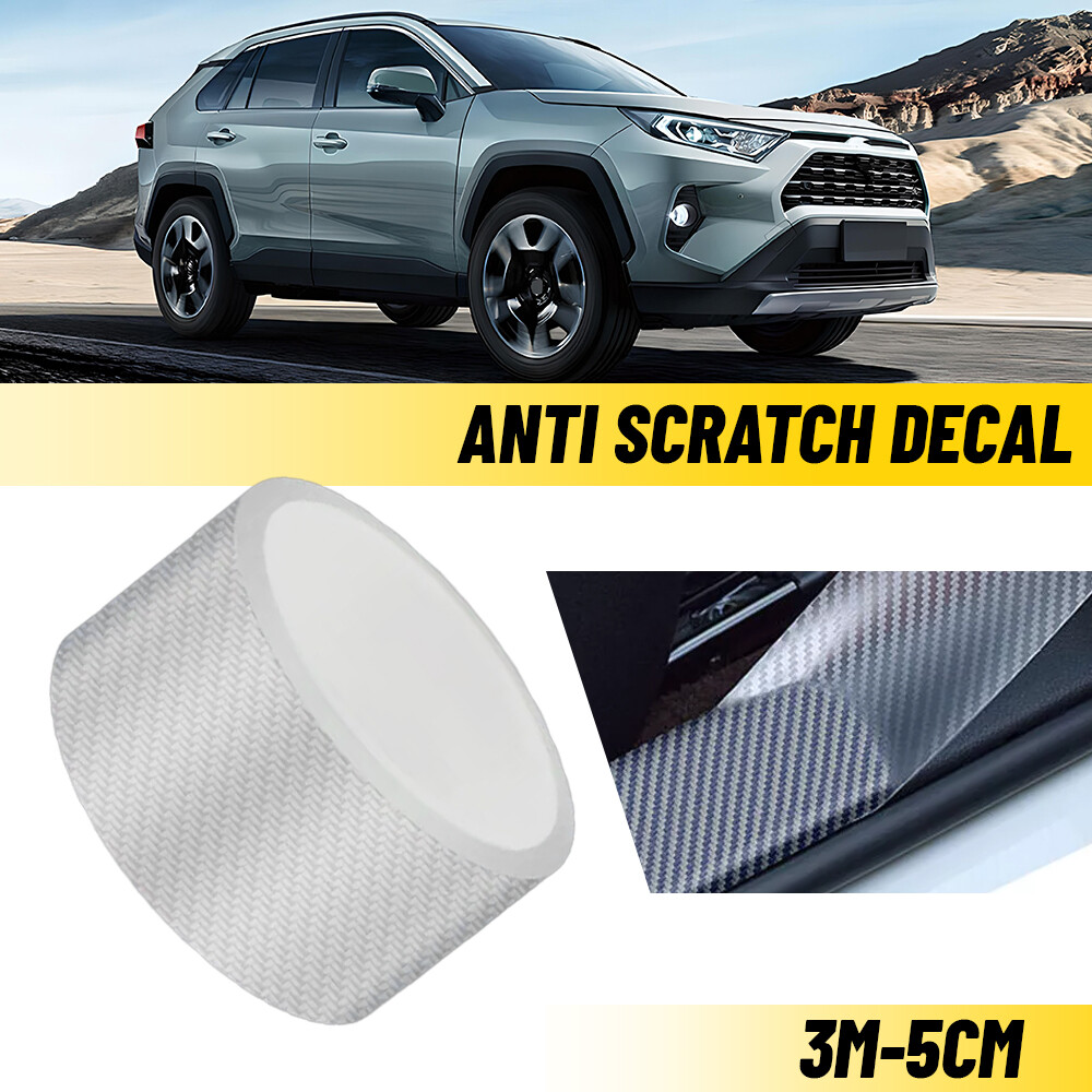 Car Door Plate Sill Bumper Scuff Cover Decal Sticker Protector Tape Anti Scratch