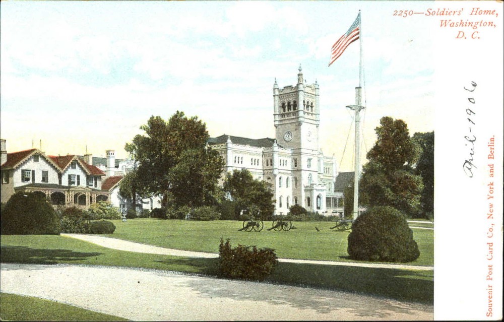 Soldiers' Home Washington DC cannons UDB c1905
