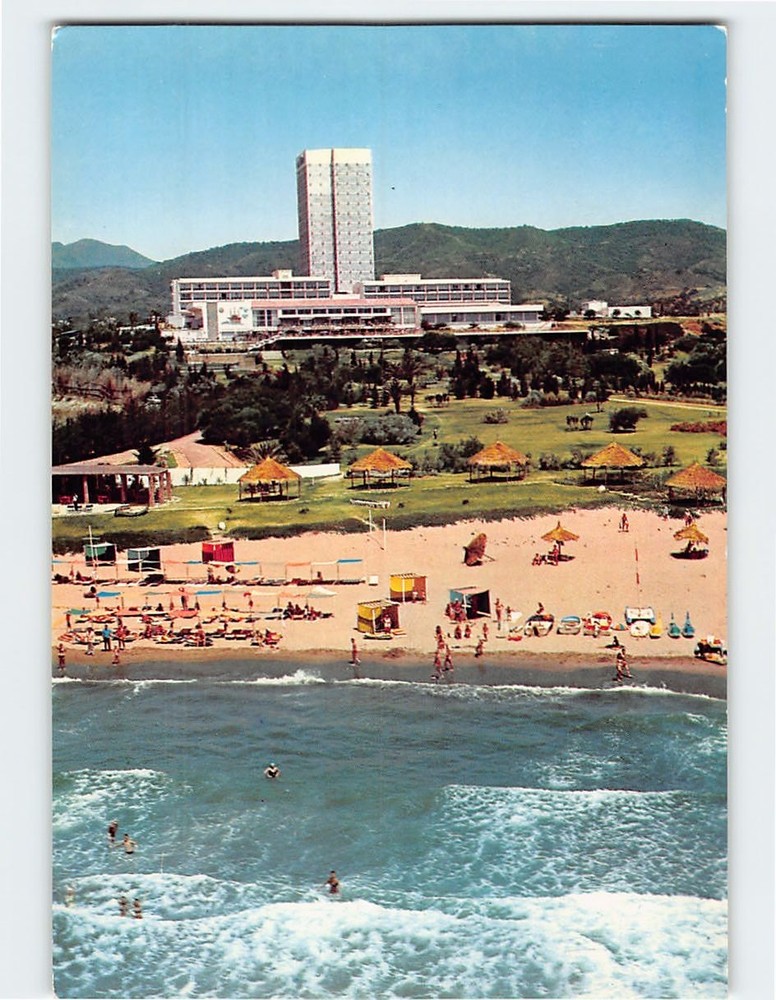 Postcard Aerial view Hotel Marbella Spain