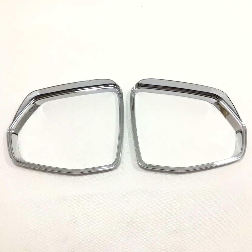 ABS Chrome Mirror Rain Guard Trim for Cadillac XT4 Side View-image