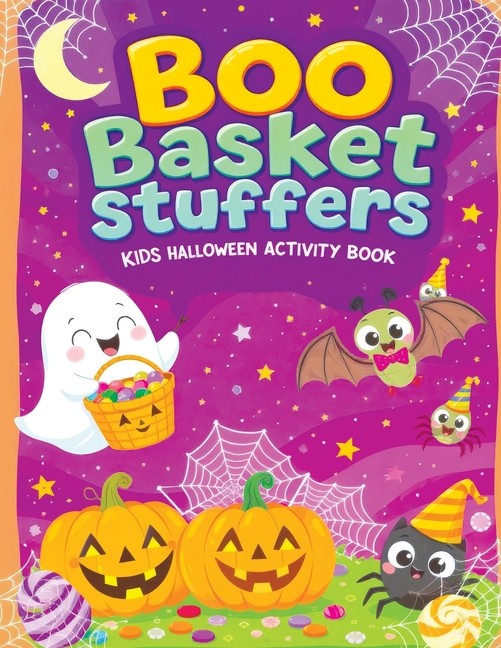 Boo Basket Stuffers For Kids - Halloween Activity Book: Fun ...
