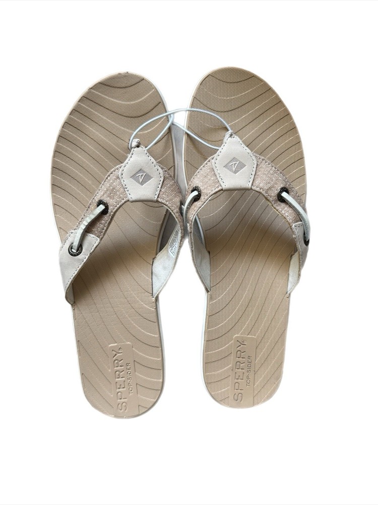 NWT Sperry Top-Sider Thong Seabrook Sandals Size 8