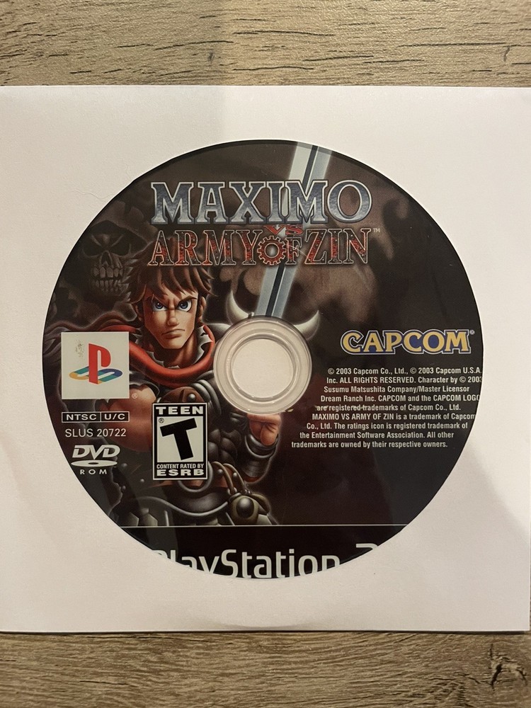 Maximo vs Army of Zin; Loose (Sony PlayStation 2, 2004)