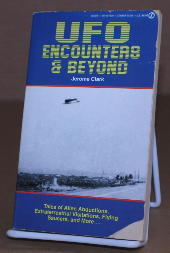 USED / UFO Encounters & Beyond By Jerome Clark 1993 Signet ACCEPTABLE Cond.