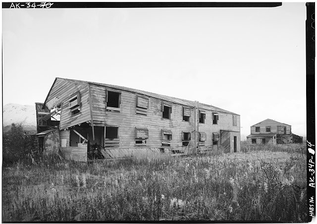 Unalaska Alaska Naval Operating Base Dutch Harbor Fort Mears 1940s Barracks