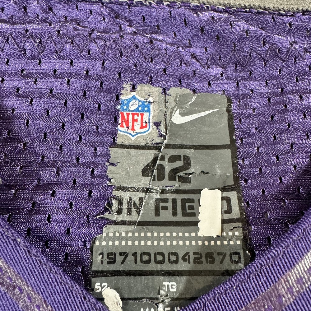 Baltimore Ravens CJ Mosley Nike Football Jersey #57 Men Size 52 Purple White NFL