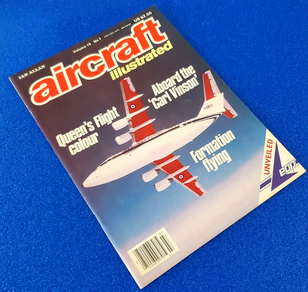 Aircraft Illustrated: Queen's Flight Colour Vol. 19 No. 7 July 1986 Magazine
