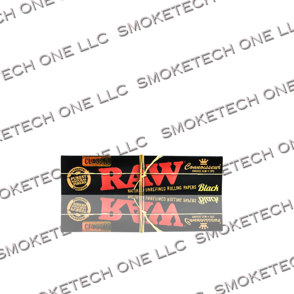 RAW Black Connoisseur King Size Rolling Papers