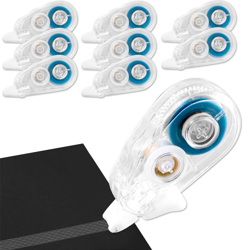 8Pc Double Sided Tape Roller Adhesive Scrapbook Glue Tape Runner for DIY ug