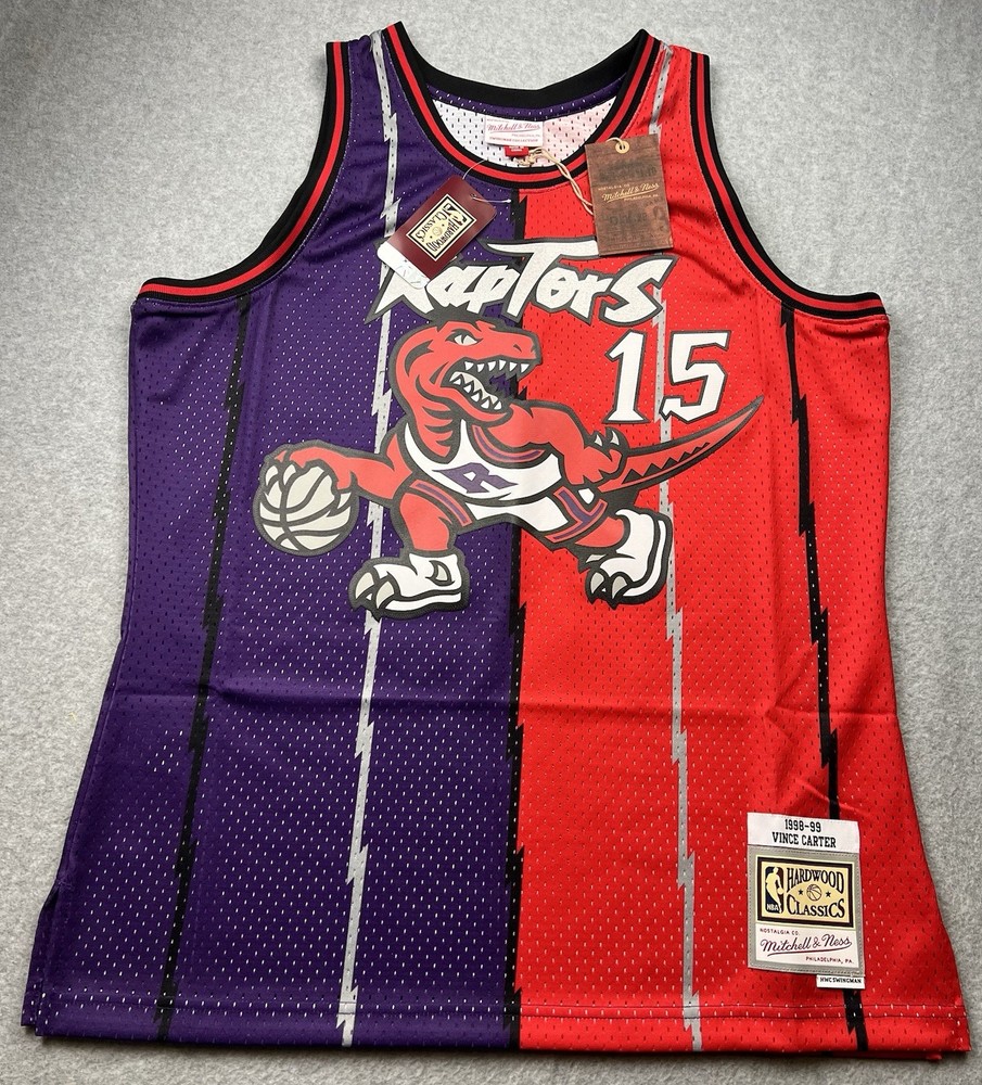 Mitchell & Ness Men’s Swingman Jersey Toronto Raptors 1998 VINCE CARTER Size L