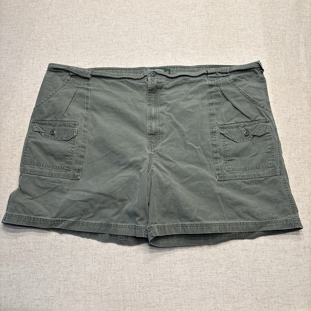 Cabela’s Cargo Shorts Men Size 50 Green 7 Pocket Hiker Outdoor Utility Mountain