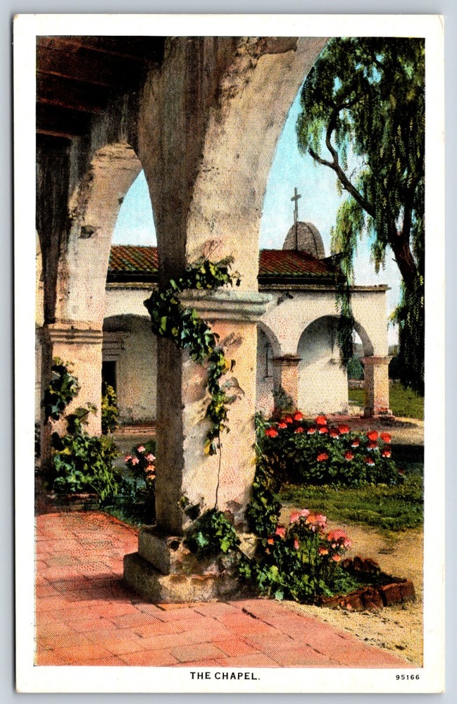 Postcard The Chapel, Mission San Juan Capistrano, California Unposted