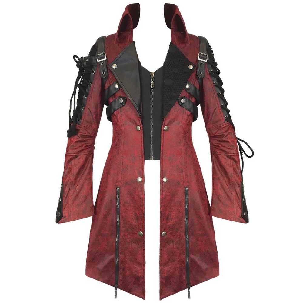Mens Poisonblack Jacket Red