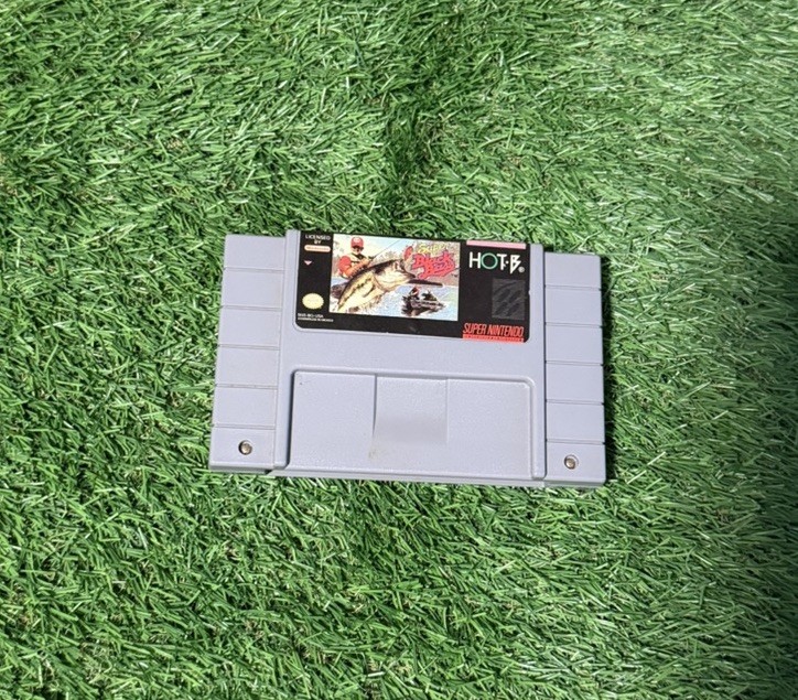 Snes Super Black Bass Hand Polished Contacts Tested Guaranteed