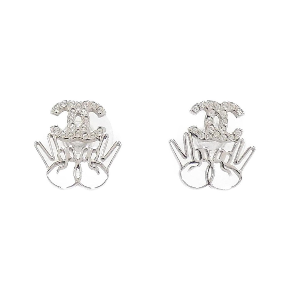 Authentic CHANEL 96342 Gold-Tone Earrings Model 230-000-060-3835