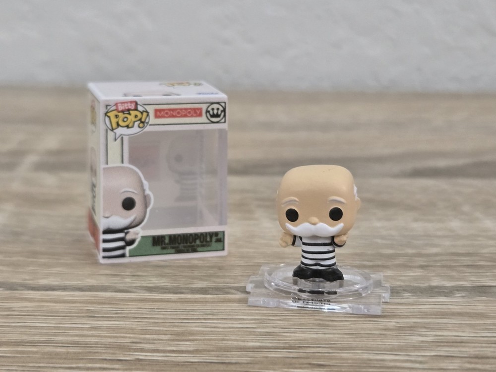 Funko Bitty Pop! Retro Toys Monopoly MR.MONOPOLY in Jail Suit Mini Vinyl Figure