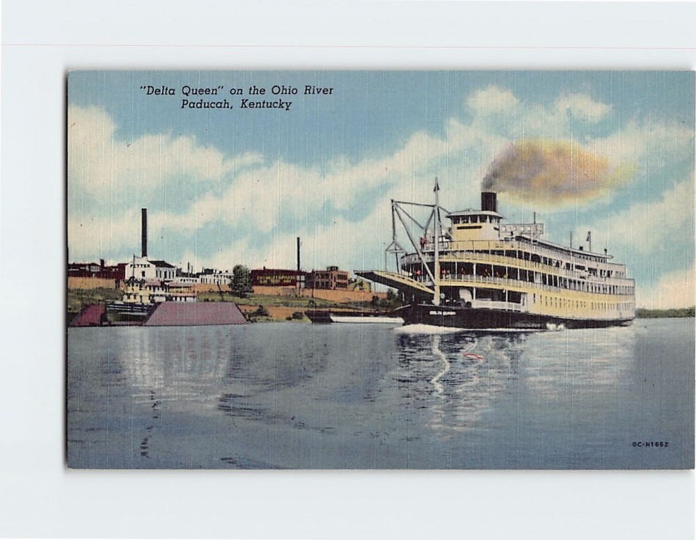Postcard Delta Queen Ohio River Paducah Kentucky USA