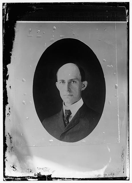 Photo:Wilbur Wright 1905 Head and Shoulders Portrait Photograph