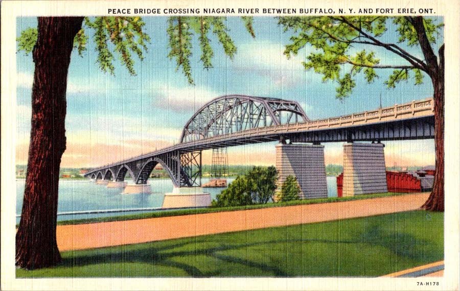 Buffalo New York NY : BRIDGE SCENE m/14 AW9208