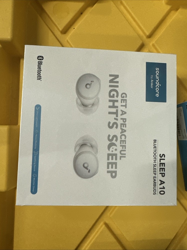 Anker Soundcore Sleep A10 Bluetooth Sleep Earbuds, Noise Blocking A6610 - White