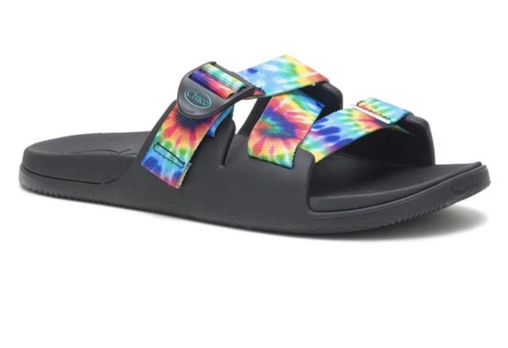 Chaco Women's Chillos Slide Sandal Dark Tie Dye JCH108782 Size 7