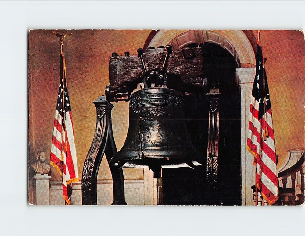 Postcard Liberty Bell Independence Hall Philadelphia Pennsylvania USA