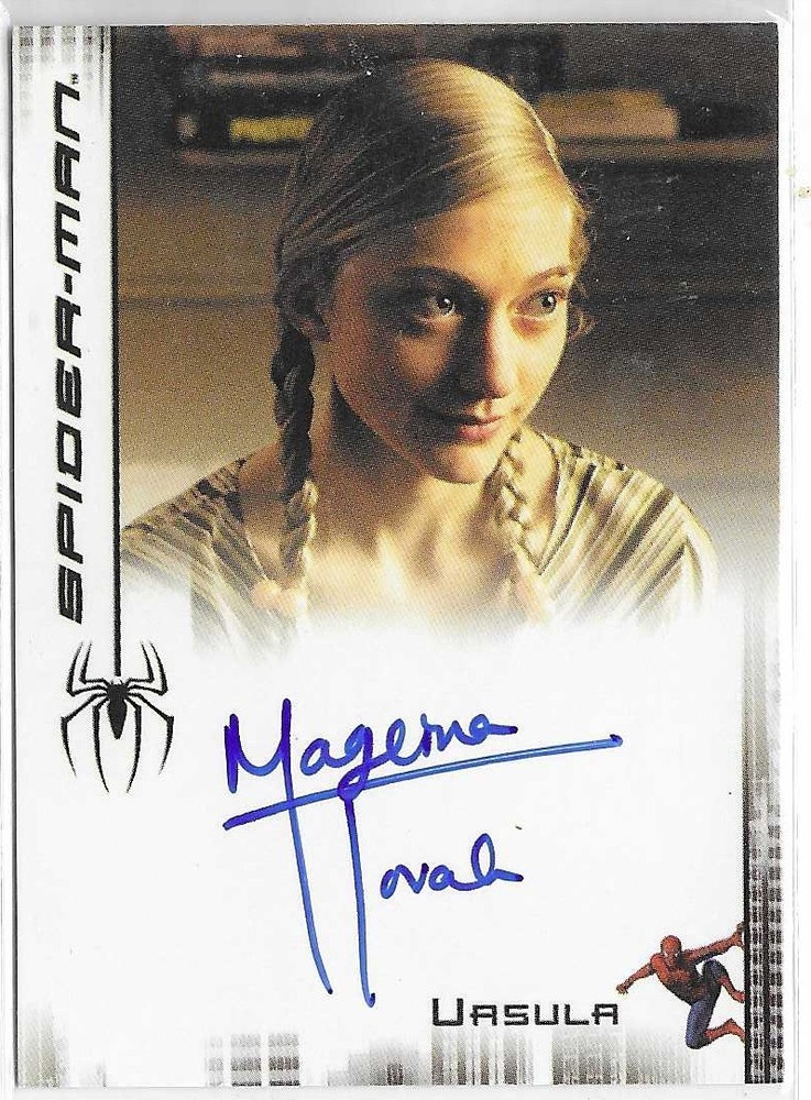 2007 rittenhouse spider man 3 mageina tovah autograph