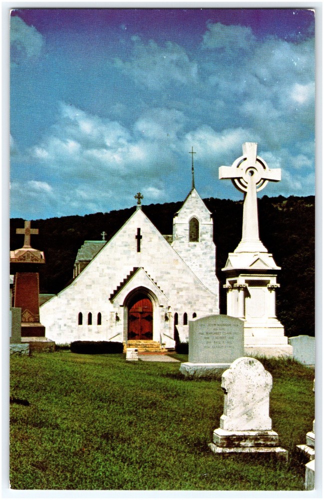Postcard ST DOMINIC'S ROMAN CATHOLIC CHURCH PROCTOR  Vermont