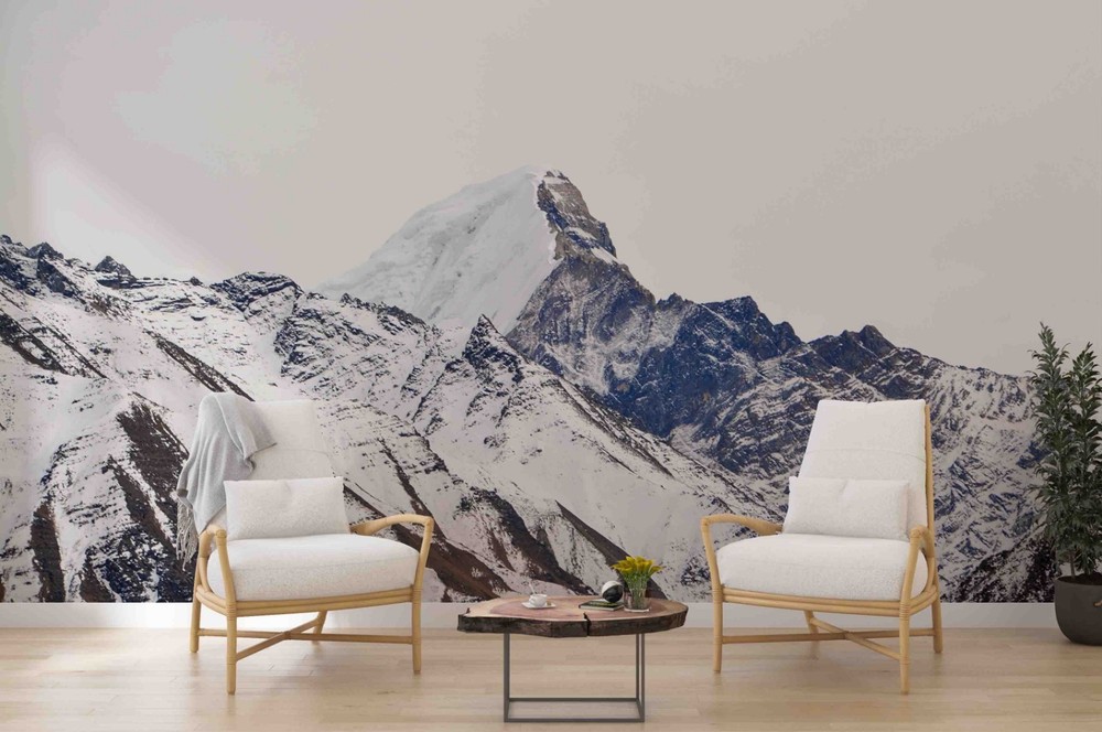 3D Snow Mountain Landscape Wall Murals Wallpaper Murals Wall Sticker