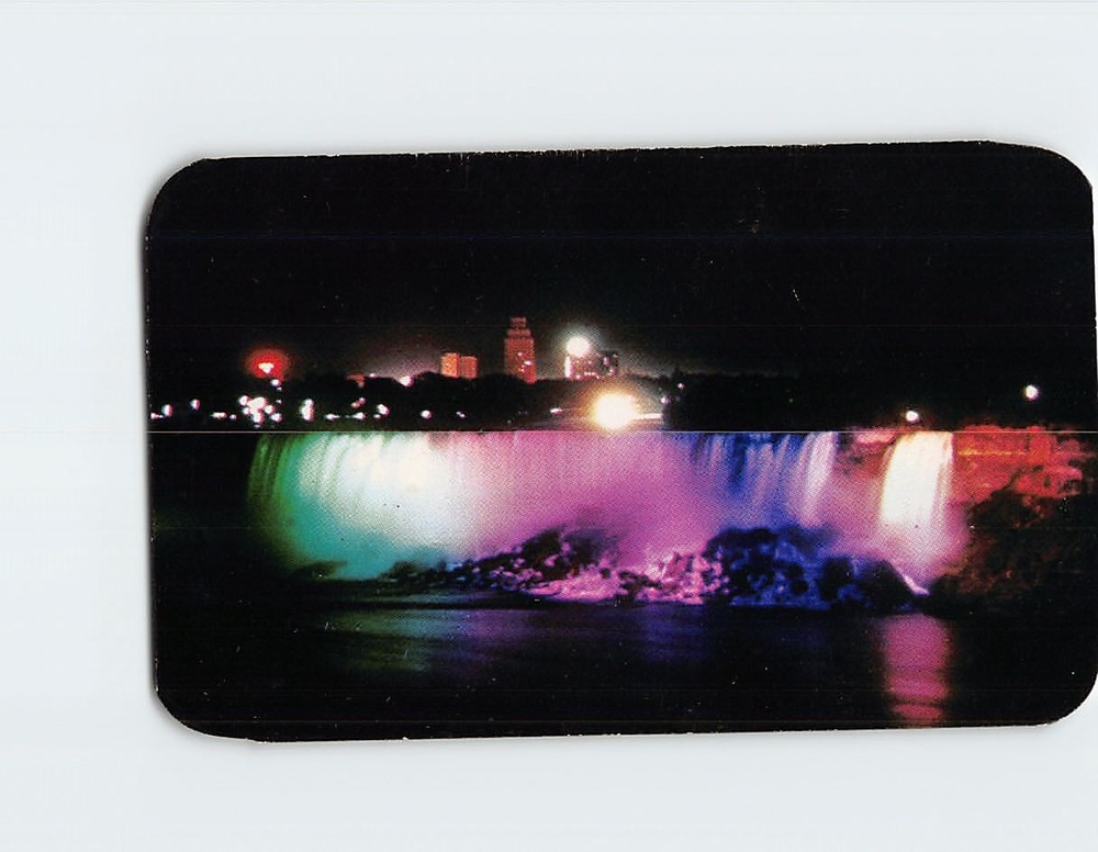 Postcard American & Bridal Veil Falls Niagara Falls NY USA